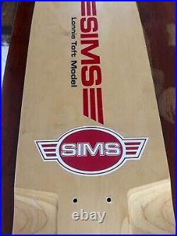 Sims Lonnie Toft Vintage Skateboard Deck. NOS 33. 1977 Dog Town. Z-Flex. Alva