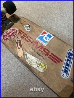 Sims Lonnie Toft model Hardcore Skateboard original 1978 Snakes Gullwing rare