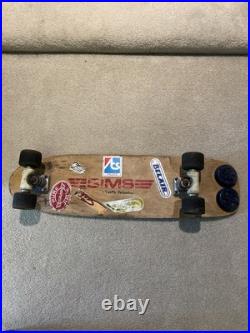Sims Lonnie Toft model Hardcore Skateboard original 1978 Snakes Gullwing rare