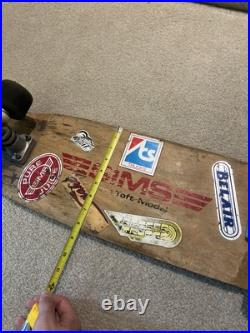 Sims Lonnie Toft model Hardcore Skateboard original 1978 Snakes Gullwing rare