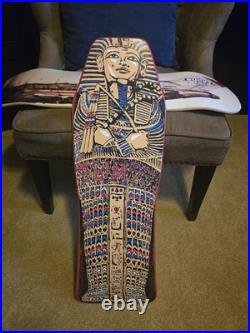Sims Pharaoh reissue Skateboard Deck Red Gold Team Deck Vinyl vintage Pharoah