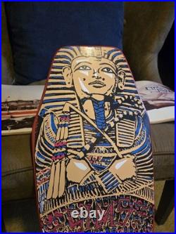 Sims Pharaoh reissue Skateboard Deck Red Gold Team Deck Vinyl vintage Pharoah