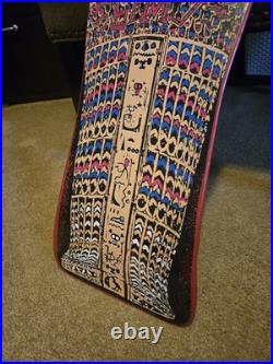Sims Pharaoh reissue Skateboard Deck Red Gold Team Deck Vinyl vintage Pharoah