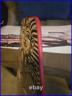 Sims Pharaoh reissue Skateboard Deck Red Gold Team Deck Vinyl vintage Pharoah