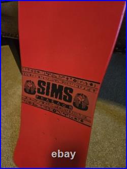 Sims Pharaoh reissue Skateboard Deck Red Gold Team Deck Vinyl vintage Pharoah