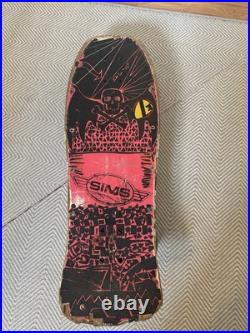 Sims Pro Steve Rocco Vintage Skateboard