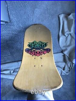 Sims Vintage OG 1988 Kevin Staab Mini Skateboard Deck Santa Cruz Powell Peralta