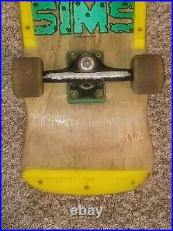 Sims eric nash skateboard deck vintage 1987 vintage OJ Hosoi wheels All original