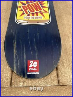 Skateboard Deck Chocolate Marc Johnson Chocolate Pow Y2K Mike York Vintage Error