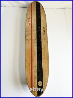 Skateboard Sears & Roebuck Hot Dog Wooden 1965 Red Clay Wheels Sidewalk Surfer