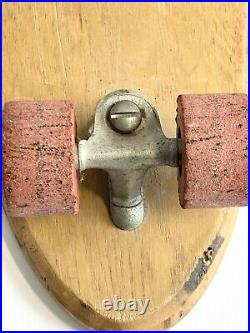 Skateboard Sears & Roebuck Hot Dog Wooden 1965 Red Clay Wheels Sidewalk Surfer