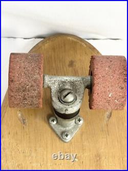 Skateboard Sears & Roebuck Hot Dog Wooden 1965 Red Clay Wheels Sidewalk Surfer