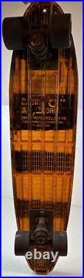 Skateboard VTG 1970's Roller Sports Inc. ProLine Blue & Orange Translucent 66 99