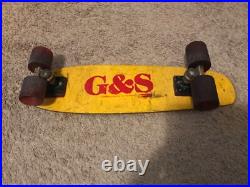 Skateboard Vintage 1970s G&S Fiber Flex Bowl Rider Fiberglass Complete GT ACS430