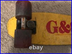 Skateboard Vintage 1970s G&S Fiber Flex Bowl Rider Fiberglass Complete GT ACS430