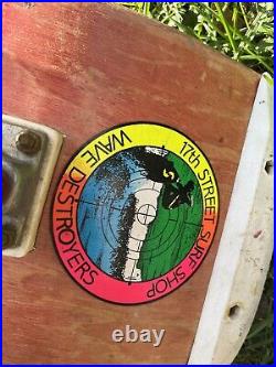 Skateboard Vintage John Lucero Emergency Cross Black Label Old School Bones 1988