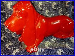 Skateboarding Basset Hound Found Object Art Dog Sculpture Store Display Hang Ten Skateboarding Basset Hound Found Object Art Dog Sculpture Store Display Hang Ten