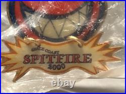 Skateboarding Pin Rare Spitfire Skateboard Logo Space Coast FL Vtg Y2K 2000 New