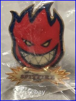 Skateboarding Pin Rare Spitfire Skateboard Logo Space Coast FL Vtg Y2K 2000 New