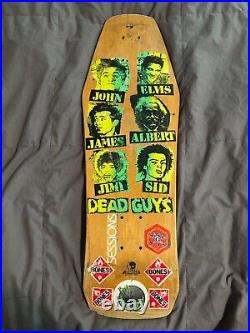 Skull Skates Dead Guys vintage 80s skateboard deck