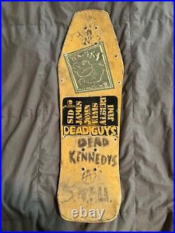 Skull Skates Dead Guys vintage 80s skateboard deck