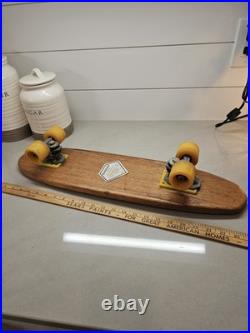 Splinter By DURAFLEX Vintage 1970's Mahogany Wood Skateboard Very Good Condition