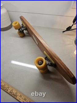 Splinter By DURAFLEX Vintage 1970's Mahogany Wood Skateboard Very Good Condition
