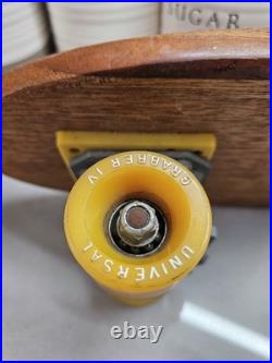 Splinter By DURAFLEX Vintage 1970's Mahogany Wood Skateboard Very Good Condition