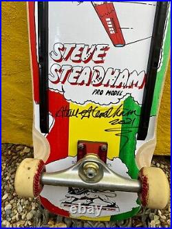 Steadham old school shape skateboard complete