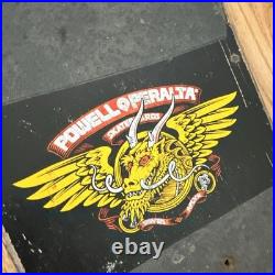 Steve Caballero Skateboard Deck Powell Peralta Vintage OG Ban This Black Green