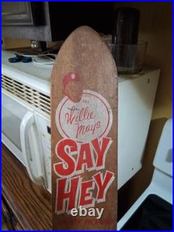 Super Rare Willie Mays Giants Vintage Skateboard 100%ORIGINAL GREAT CONDITION