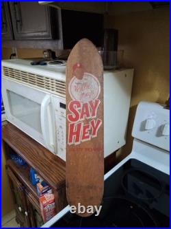 Super Rare Willie Mays Giants Vintage Skateboard 100%ORIGINAL GREAT CONDITION