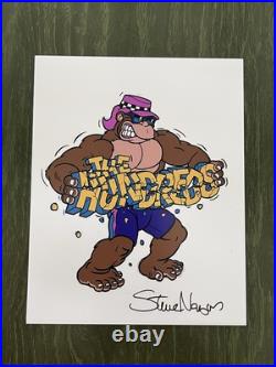 T&c Steve Nazar Thrilla Gorilla Photo Print Lot +bonus Sketch 7 Autographs Total T&c Steve Nazar Thrilla Gorilla Photo Print Lot +bonus Sketch 7 Autographs Total