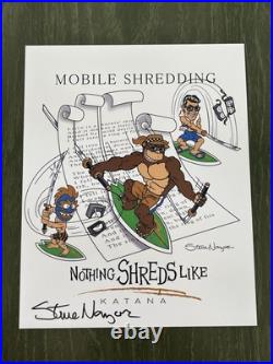 T&c Steve Nazar Thrilla Gorilla Photo Print Lot +bonus Sketch 7 Autographs Total T&c Steve Nazar Thrilla Gorilla Photo Print Lot +bonus Sketch 7 Autographs Total