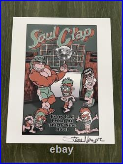 T&c Steve Nazar Thrilla Gorilla Photo Print Lot +bonus Sketch 7 Autographs Total T&c Steve Nazar Thrilla Gorilla Photo Print Lot +bonus Sketch 7 Autographs Total