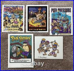 T&c Surf Hawaii Steve Nazar Thrilla Gorilla 5 Photo Print Lot 5 Autographs Total