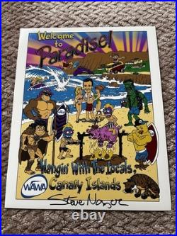 T&c Surf Hawaii Steve Nazar Thrilla Gorilla 5 Photo Print Lot 5 Autographs Total