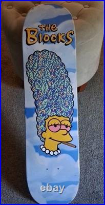 The Blocks Team High Marge Multi 8.1 Skateboard Deck Homer Bart Lisa Simpsons