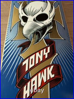 Tony Hawk Skateboard CREST 2000s SIGNED RARE Vintage Birdhouse