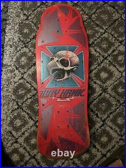 Tony Hawk Skateboard Vintage Powell Peralta Pink Chicken Skull 1983 Original