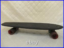 True Glide Flex Skateboard Black Plastic 1970s Frand Corp Made in USA