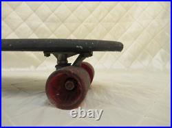 True Glide Flex Skateboard Black Plastic 1970s Frand Corp Made in USA