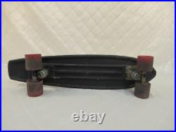 True Glide Flex Skateboard Black Plastic 1970s Frand Corp Made in USA