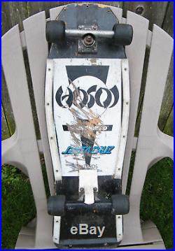 True Vintage 80's Hosoi Hammerhead II Skateboard Complete Indy's & Sims 63's HTF