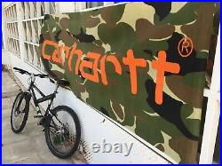 Unbelievable 10 foot Carhartt camouflage banner from the early'00 in rad style