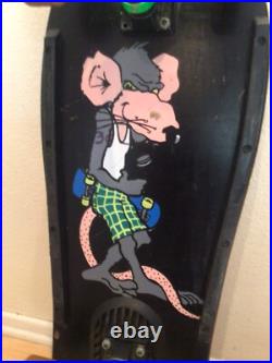 VARIFLEX Skate Rat Vintage SKATEBOARD Complete 1980's 90's NICE SHAPE Retro Deck