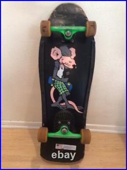 VARIFLEX Skate Rat Vintage SKATEBOARD Complete 1980's 90's NICE SHAPE Retro Deck