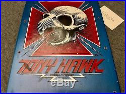 VINTAGE 1983 OG Tony Hawk 80s Skateboard Deck / Powell Peralta NOT REISSUE look
