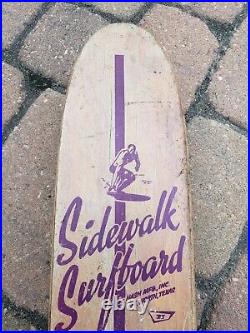 VINTAGE 60's ORIGINAL SIDEWALK SURFBOARD TOURNAMENT #7 by NASH