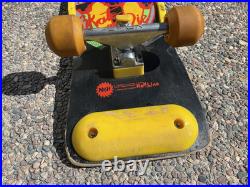 VINTAGE NASH REDLINE CONCAVE BOARD SKATE OR DIE XR-2 SKULL CROSSBONES 1980's